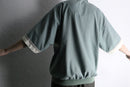 contrast rib panel polo shirt