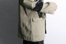 "Re:make" patchwork tailored jacket