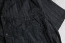 2000s DKNY wrinkle open collar nylon shirt