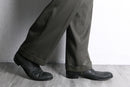"RALPH LAUREN"wide tapered slacks