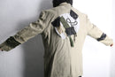 "Re:make" patchwork tailored jacket