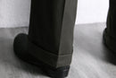 "RALPH LAUREN"wide tapered slacks