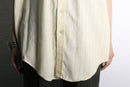knit collar stripe s/s shirt