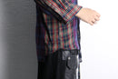 "Re:make" docking gather check shirt