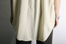 knit collar stripe s/s shirt