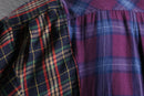 "Re:make" docking gather check shirt