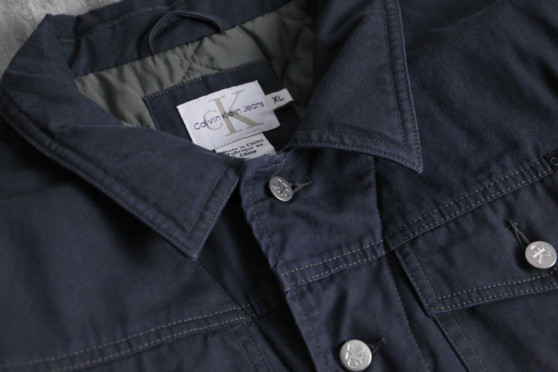 1990-00s Calvin Klein Jeans puffer tracker jacket