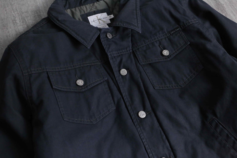 1990-00s Calvin Klein Jeans puffer tracker jacket