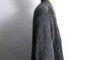 suede knit hybrid blouson
