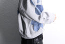 "Re:make" flower patch zip hoodie