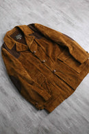 70’s “Sears” corduroy × fake suede jacket