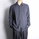 charcoal rayon long sleeve shirt
