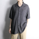 dark gray graph check rayons/s shirt