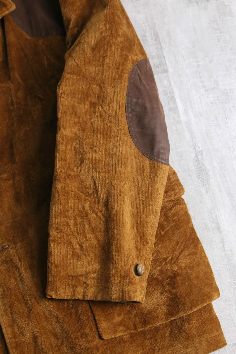 70’s “Sears” corduroy × fake suede jacket