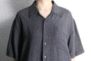 dark gray graph check rayons/s shirt