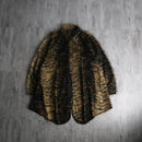 1990s shaggy animal pattern shirt