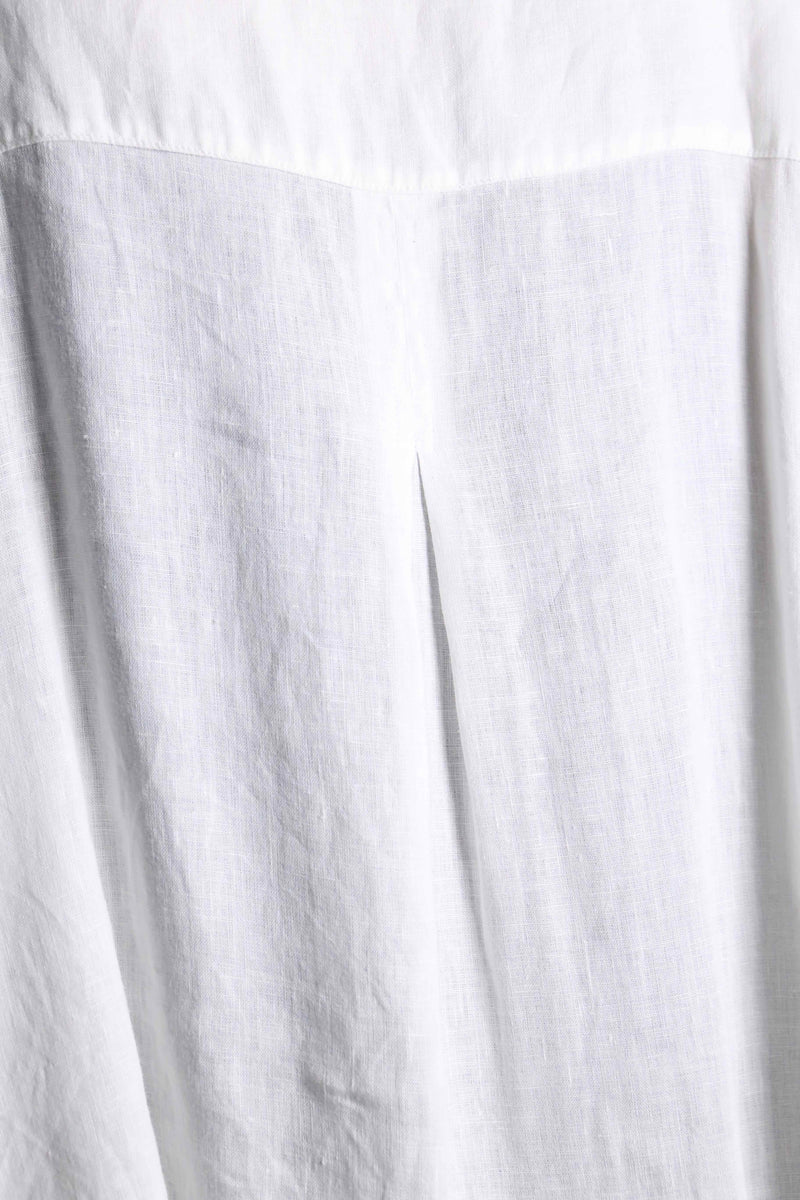 white color linen shirts pullover