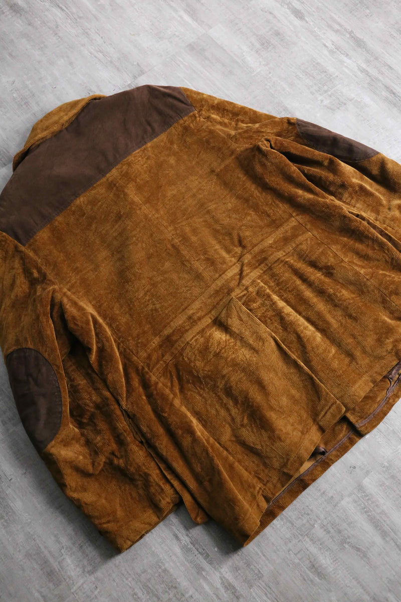 70’s “Sears” corduroy × fake suede jacket