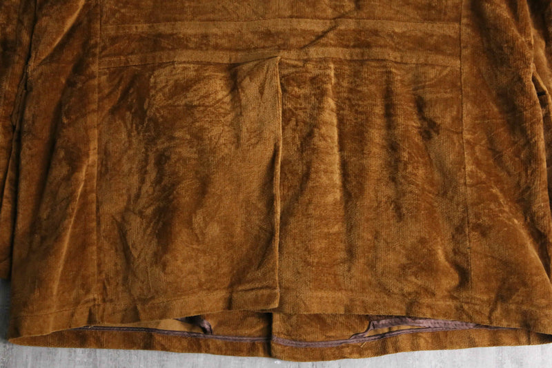 70’s “Sears” corduroy × fake suede jacket