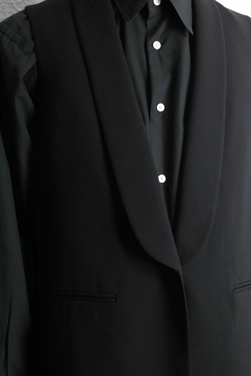 black color shawl collar middle best