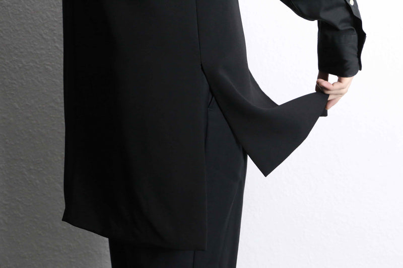 black color shawl collar middle best