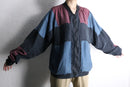 switch color loose silk blouson
