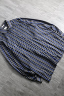 1990s LANVIN mulch color stripe shirt