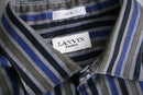 1990s LANVIN mulch color stripe shirt