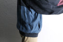 switch color loose silk blouson