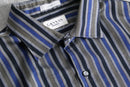 1990s LANVIN mulch color stripe shirt