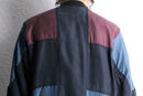 switch color loose silk blouson