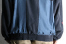 switch color loose silk blouson