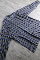 1990s LANVIN mulch color stripe shirt