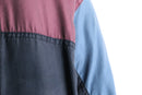 switch color loose silk blouson
