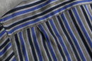 1990s LANVIN mulch color stripe shirt