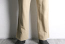 beige fade stripe cotton pants