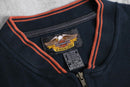 1990's "Harley Davidson" half zip cotton knit