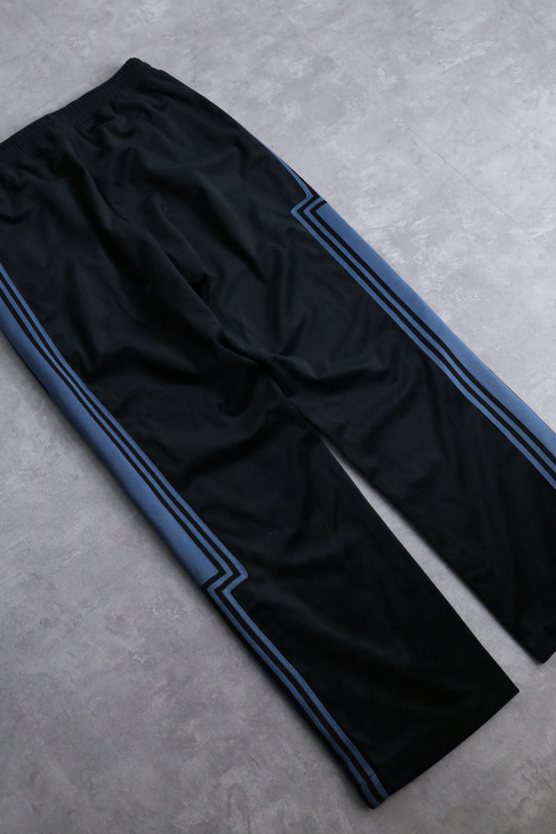 wide straight velvet track pants