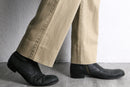beige fade stripe cotton pants