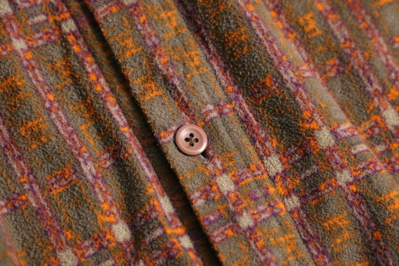 1990s NIKE ACG mosaic pattern fleece shirt