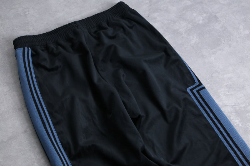 wide straight velvet track pants