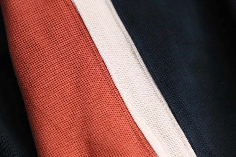 1990's "Harley Davidson" half zip cotton knit