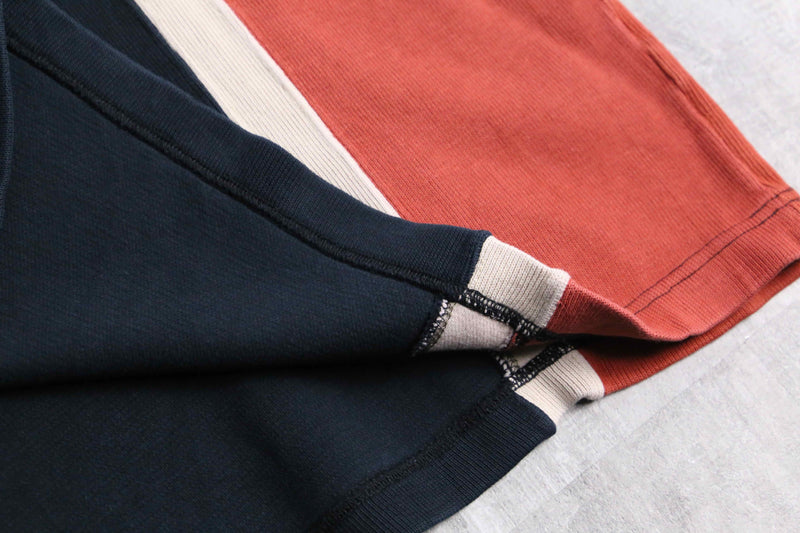 1990's "Harley Davidson" half zip cotton knit