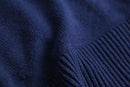 navy knit zip foodie