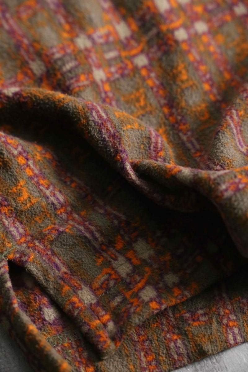 1990s NIKE ACG mosaic pattern fleece shirt