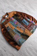 switch design velour shirt jacket