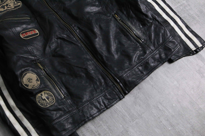 1990s racing leather jacket