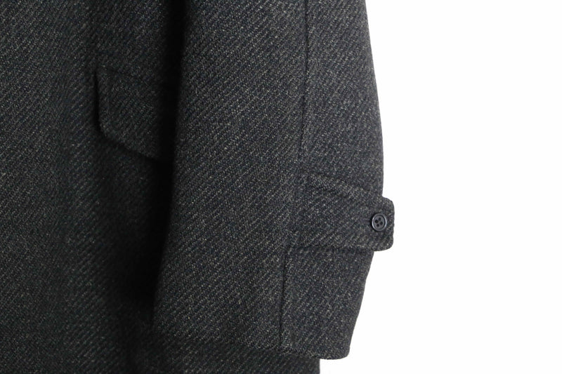 70~80's "Aquascutam" vintage scottish tweed single chester coat