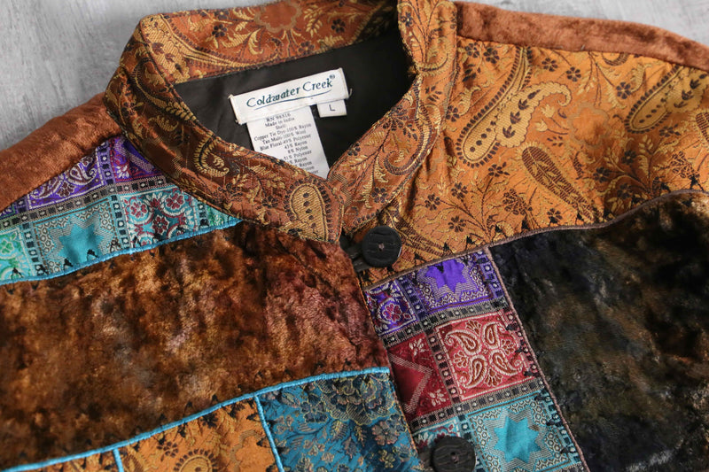 switch design velour shirt jacket