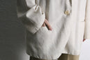 Linen easy tailored jacket